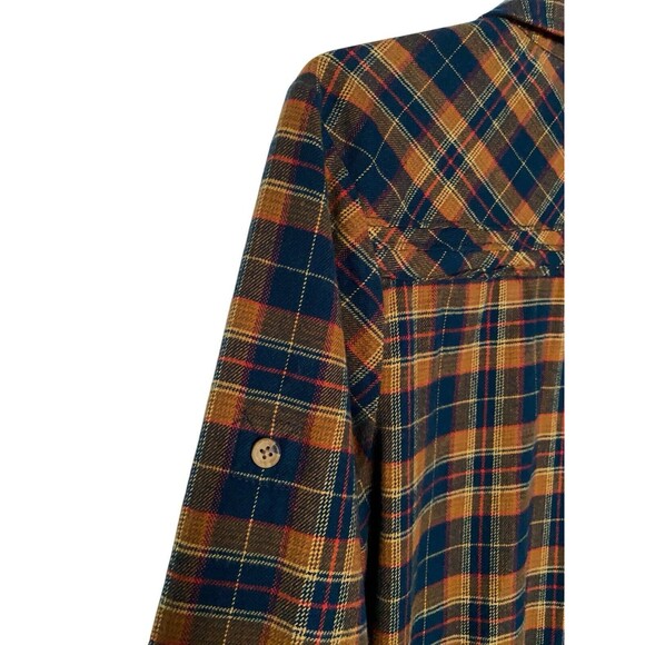J. Peterman Flannel Plaid Dress - Picture 9 of 14
